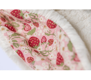Blossom cream bunny medium - berry - Jellycat