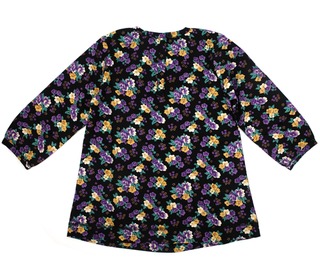 dressblouse woven black/purple | Kik-kid outlet