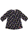 dressblouse woven black/purple | Kik-kid outlet