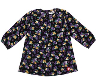 dressblouse woven black/purple | Kik-kid outlet