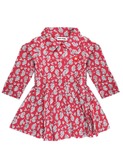 dress woven print red/blue | Kik-kid outlet