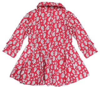 dress woven print red/blue | Kik-kid outlet