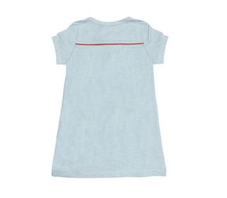 zomerjurkje viscose slub l.blue | Kik-kid outlet