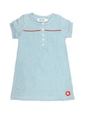 zomerjurkje viscose slub l.blue | Kik-kid outlet