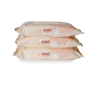 Natural baby wipes - baby & kids - combipack - 3 x 54 stuks - Kenkô skincare