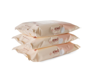Natural baby wipes - baby & kids - combipack - 3 x 54 stuks - Kenkô skincare