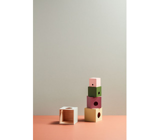 Cubes wood 5 pcs Edvin - Kid's Concept