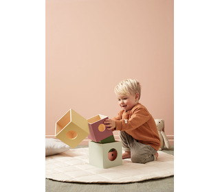 Cubes wood 5 pcs Edvin - Kid's Concept
