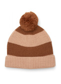 Vitum beanie - moon/almond stripe