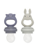 Silicone fruit feeding pacifier bunny - onyx