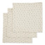 3 pack muslin cloth - petales - Konges Sløjd