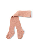 Rib stockings - rose blush