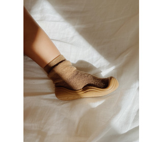 Sock Slippers - walnut - Konges Sløjd