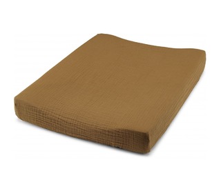 Fitted sheet for changing cushion - Dark honey - Konges Sløjd