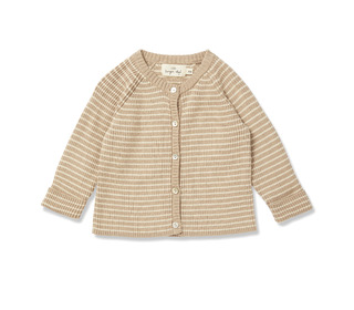 Meo cardigan cotton - moonlight/off white - Konges Sløjd