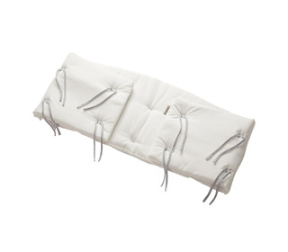 Bumper for Leander Classic Baby Cot, organic - snow - Leander