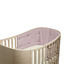Bumper for Leander Classic Baby Cot, organic - dusty rose - Leander