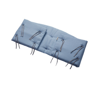 Bumper for Leander Classic Baby Cot, organic - dusty blue - Leander