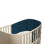 Bumper for Leander Classic Baby Cot, organic - dark blue - Leander