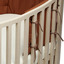 Bumper for Leander Classic Baby Cot, organic - ginger - Leander