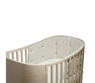 Bumper for Leander Classic Baby Cot, organic - cappuccino - Leander