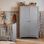 Leander Classic wardrobe - grey - Leander