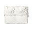 Sheet for cradle, organic, 2 pcs. - snow - Leander