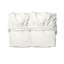 Sheet for baby cot, organic, 2 pcs. - snow - Leander