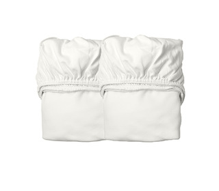 Sheet for junior bed, organic, 2 pcs. - snow - Leander
