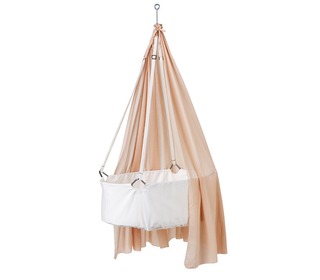 Canopy for Leander classic cradle - dusty rose - Leander