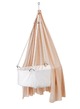 Canopy for Leander classic cradle - dusty rose