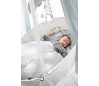 Canopy for Leander classic cradle - dusty blue - Leander