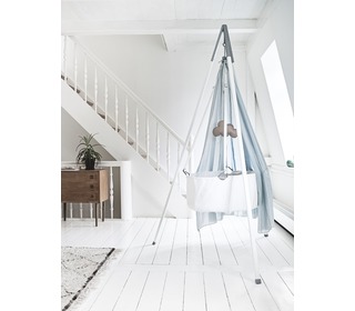 Canopy for Leander classic cradle - dusty blue - Leander