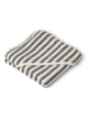 Caro hooded towel - stripe classic navy/sandy