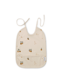 Lai bib - peach/sandy