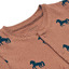 Birk printed pyamas jumpsuit - horses/dark rosetta - Liewood