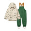 Melodi printed rainwear set - crocodile/sandy - Liewood