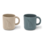 Chaves cup 2-pack - dark sandy/whale blue - Liewood