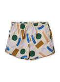 Aiden board shorts - paint stroke sandy