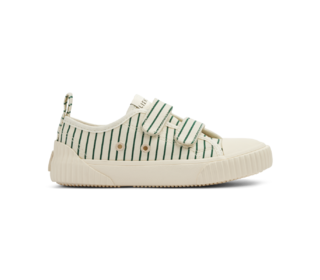 Kim sneakers - stripe garden green / creme de la creme - Liewood