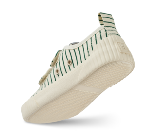 Kim sneakers - stripe garden green / creme de la creme - Liewood