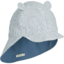 Gorm reversible seersucker sun hat  - blue wave/creme de la creme - Liewood