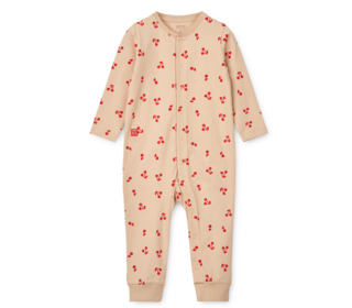 Birk printed pyamas jumpsuit - cherries/apple blossom - Liewood