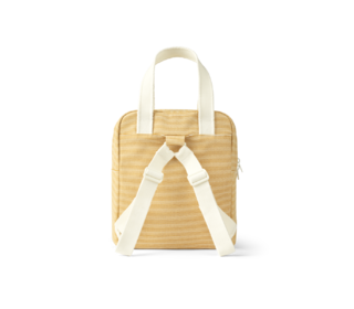 Elsa backpack - stripe yellow mellow / creme de la creme - Liewood