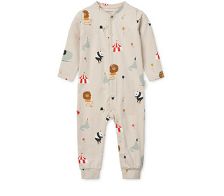 Birk printed pyamas jumpsuit - circus/sandy - Liewood