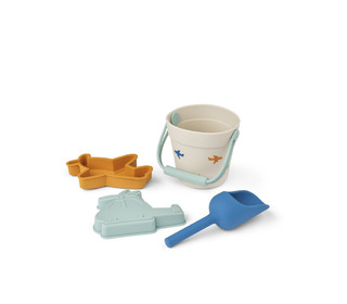 Kit mini aviator beach set - aviator/ecru - Liewood