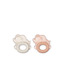 Rita elephant cooling teether 2-pack - pale tuscany/sandy - Liewood