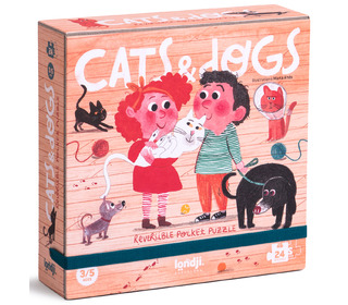 Pocket puzzle - cats & dogs - Londji