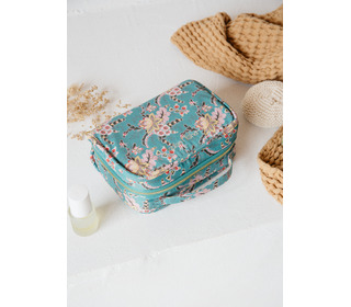 Toiletry bag Joriska - blue french flowers - Louise Misha