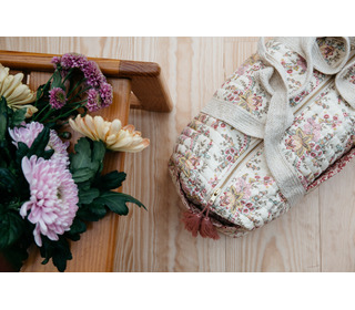 24hours bag Vaeva - cream french flowers - Louise Misha